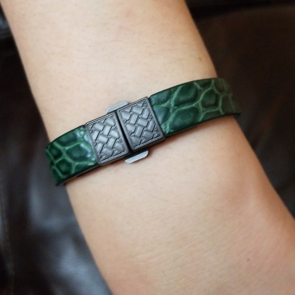 Bottega Veneta crocodile bracelet